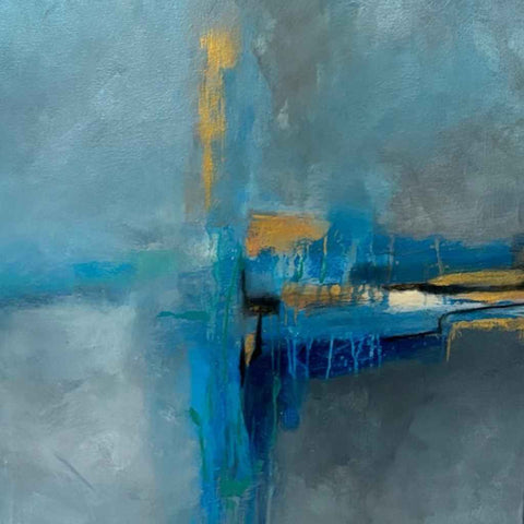 Many Paths One Destination Abstract Acrylic Painting Buy Now on Artezaar.com Online Art Gallery Dubai UAE