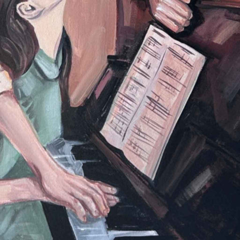 Melody Between Us Acrylic Painting Buy Now on Artezaar.com Online Art Gallery Dubai UAE