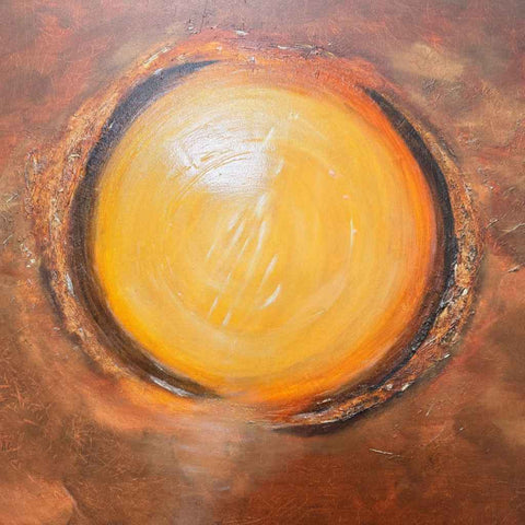 Mirror of Silence Acrylic Painting Buy Now on Artezaar.com Online Art Gallery Dubai UAE