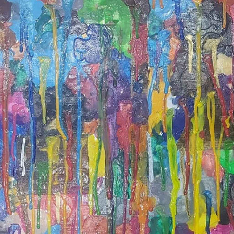 Mixed Emotions Mixed Media Artwork Buy Now on Artezaar.com Online Art Gallery Dubai UAE