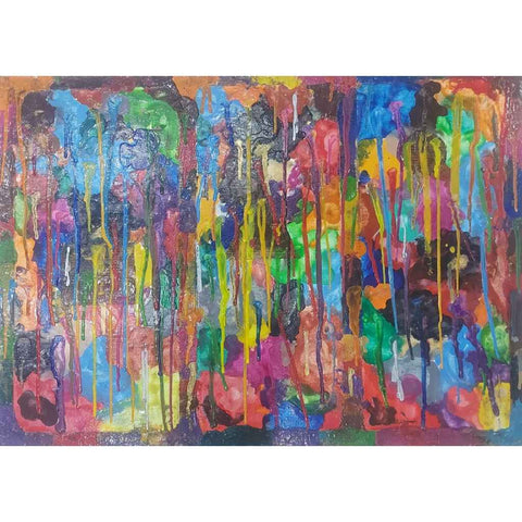 Mixed Emotions Mixed Media Artwork Buy Now on Artezaar.com Online Art Gallery Dubai UAE