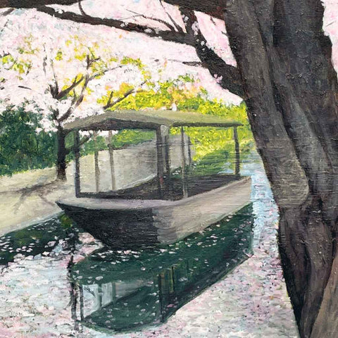 Miyabi -Elegance- Oil Painting Buy Now on Artezaar.com Online Art Gallery Dubai UAE