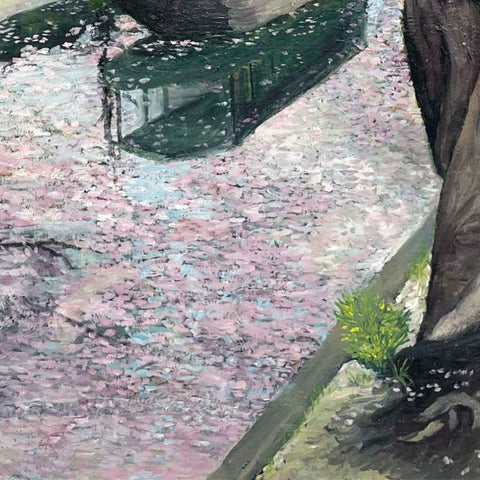 Miyabi -Elegance- Oil Painting Buy Now on Artezaar.com Online Art Gallery Dubai UAE