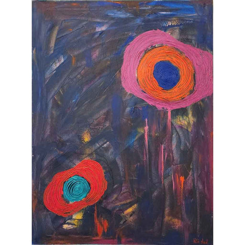 Mommy One Abstract Oil Painting Buy Now on Artezaar.com Online Art Gallery Dubai UAE