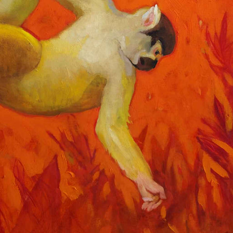 Monkeys Everywhere - The Dance of Instinct Oil Painting Buy Now on Artezaar.com Online Art Gallery Dubai UAE