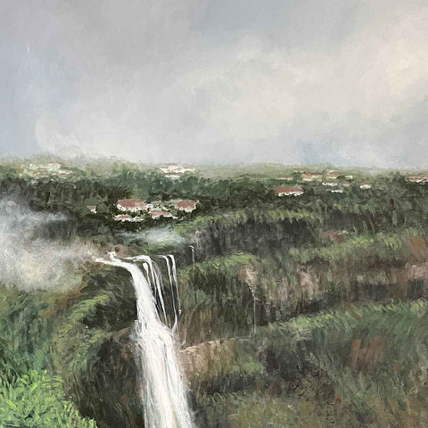 Monsoon Trails Acrylic Painting Buy Now on Artezaar.com Online Art Gallery Dubai UAE