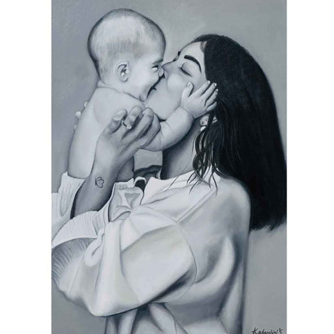 Mother's Pride Oil Painting Buy Now on Artezaar.com Online Art Gallery Dubai UAE
