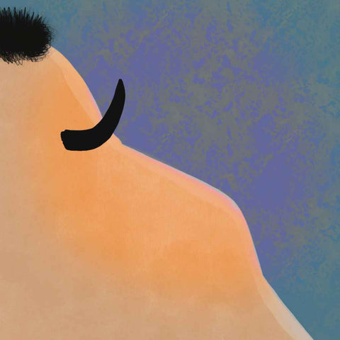 Mr No Moustache Digital Art Print Buy Now on Artezaar.com Online Art Gallery Dubai UAE