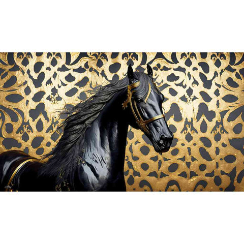 Mystic Stallion Mixed Media Painting Buy Now on Artezaar.com Online Art Gallery Dubai UAE