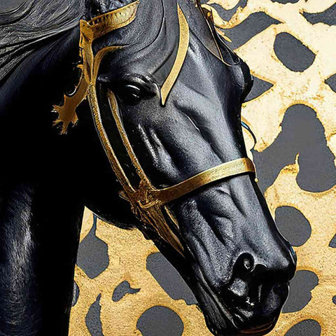 Mystic Stallion Mixed Media Painting Buy Now on Artezaar.com Online Art Gallery Dubai UAE