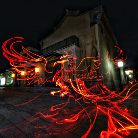Mythical Creatures – Roc - Light Painting Art- Artezaar.com Online Art Gallery