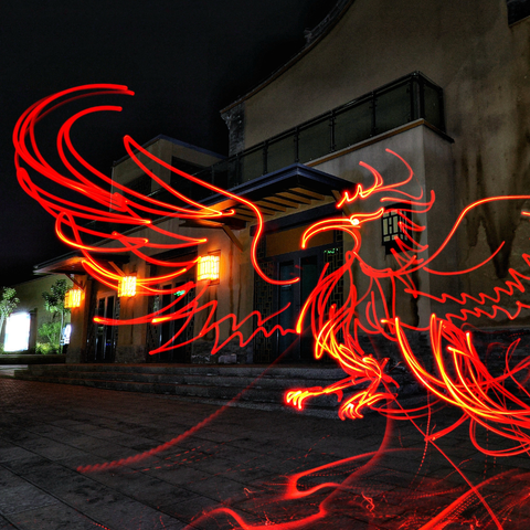 Mythical Creatures – Roc - Light Painting Art- Artezaar.com Online Art Gallery