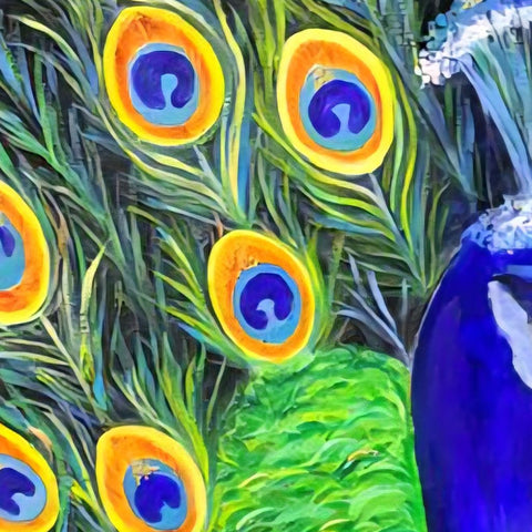 Nature's Jewel Abstract Oil painting Buy Now on Artezaar.com Online Art Gallery Dubai UAE