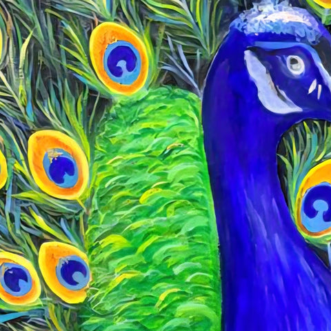 Nature's Jewel Abstract Oil painting Buy Now on Artezaar.com Online Art Gallery Dubai UAE