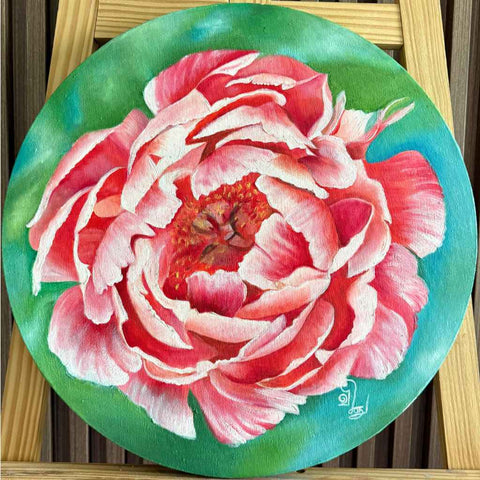 Nature's Elegance Fine Oil Painting Buy Now on Artezaar.com Online Art Gallery Dubai UAE