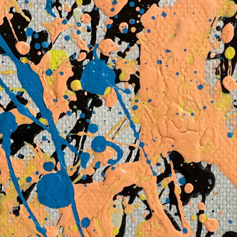 Neon Rhythm - Acrylic Painting - Artezaar.com Online Art Gallery