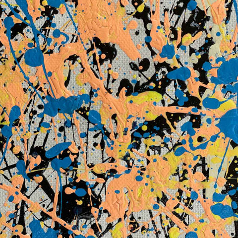 Neon Rhythm - Acrylic Painting - Artezaar.com Online Art Gallery