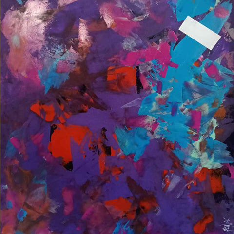 Never Call Me Forgettable Vol. 1 Acrylic Painting Buy Now on Artezaar.com Online Art Gallery Dubai UAE