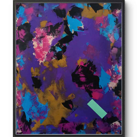 Never Call Me Forgettable Vol. 2 Acrylic Painting Buy Now on Artezaar.com Online Art Gallery Dubai UAE