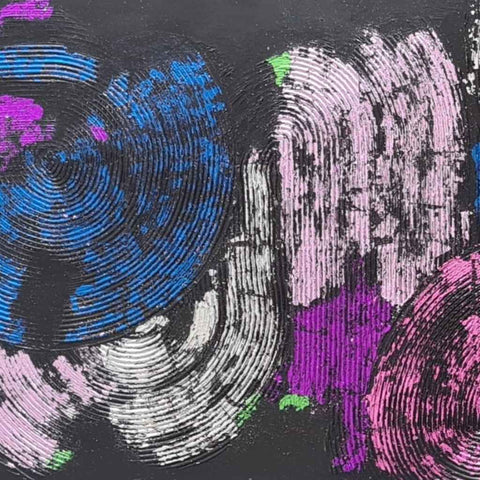 Nocturne Mixed Media Painting Buy Now on Artezaar.com Online Art Gallery Dubai UAE