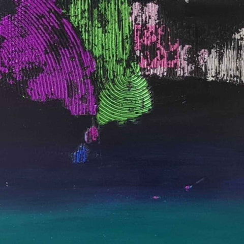 Nocturne Mixed Media Painting Buy Now on Artezaar.com Online Art Gallery Dubai UAE