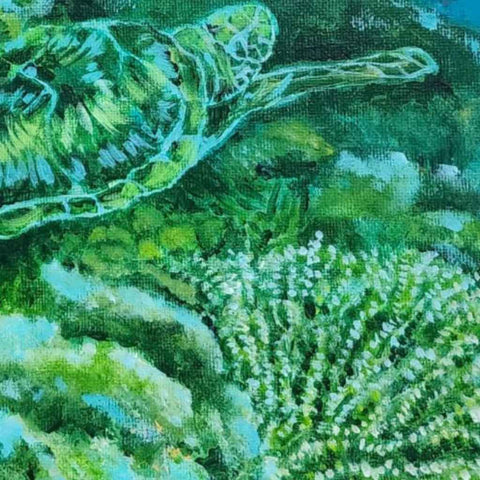 Ocean Serenity - Acrylic Painting - Artezaar.com Online Art Gallery