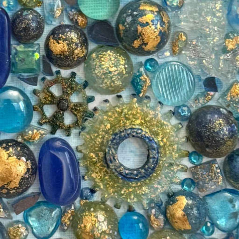 Oceanic Mixed Media Artwork Buy Now on Artezaar.com Online Art Gallery Dubai UAE