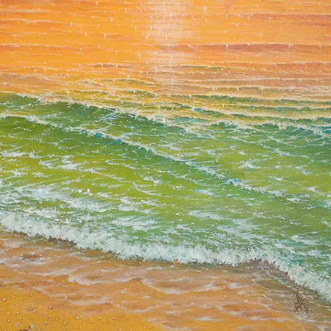 One Night In Dubai - Acrylic Painting - Artezaar.com Online Art Gallery