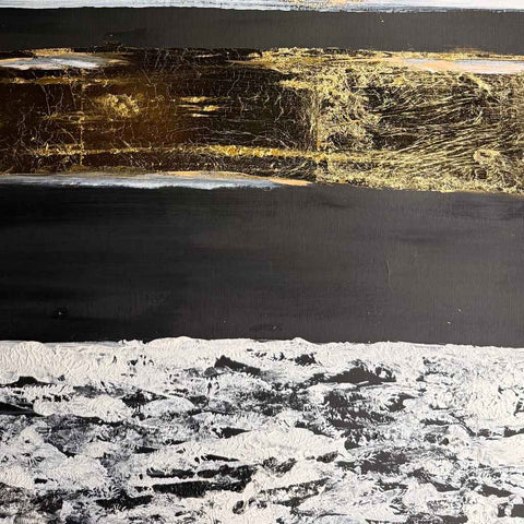 Order & Opulence Abstract Mixed Media Painting Buy Now on Artezaar.com Online Art Gallery Dubai UAE