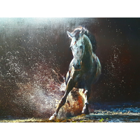 Out Of The Shadows  - Oil Painting - Artezaar.com Online Art Gallery