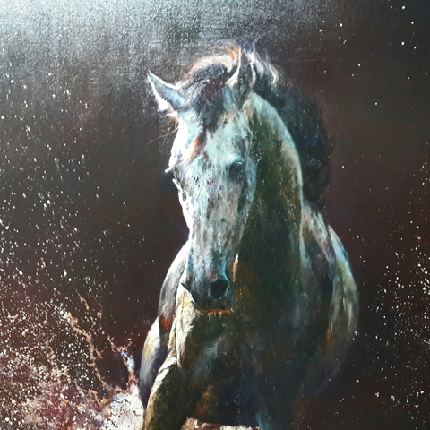 Out Of The Shadows  - Oil Painting - Artezaar.com Online Art Gallery