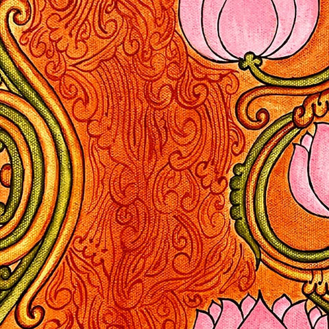 Padma - Acrylic Painting - Artezaar.com Online Art Gallery
