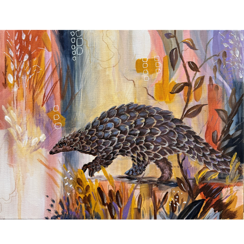 Pangolin - Mixed Media - Artezaar.com Online Art Gallery