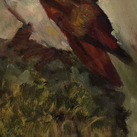 Parrot on a Durian Oil Painting Buy Now on Artezaar.com Online Art Gallery Dubai UAE