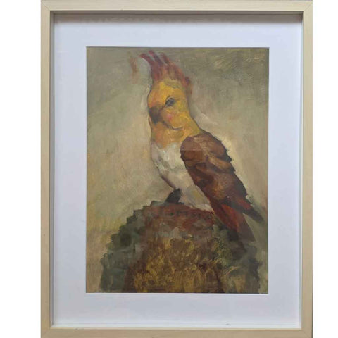 Parrot on a Durian Oil Painting Buy Now on Artezaar.com Online Art Gallery Dubai UAE