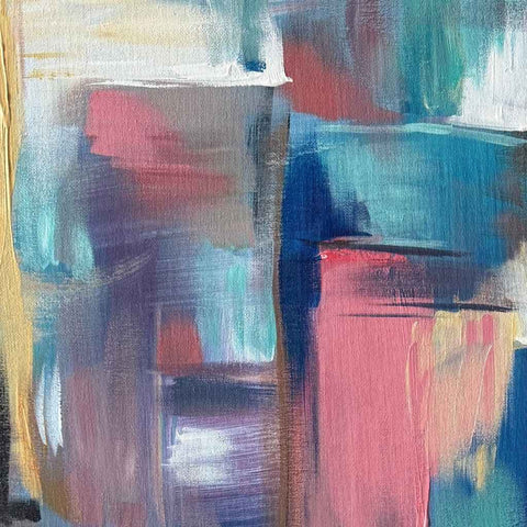 Pastel Dreams Abstract Acrylic Painting Buy Now on Artezaar.com Online Art Gallery Dubai UAE