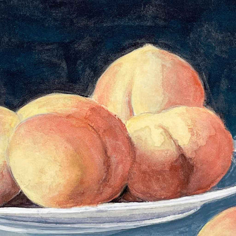 Peach Mixed Media Painting Buy Now on Artezaar.com Online Art Gallery Dubai UAE