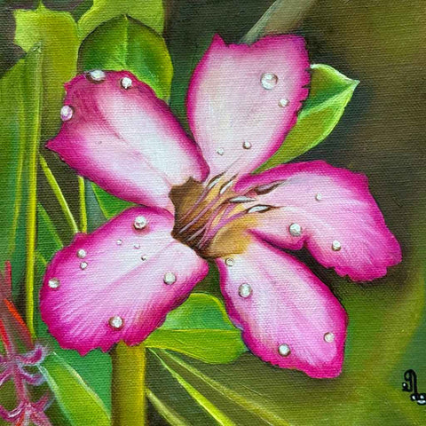 Pearls Of Dawn - Oil Painting - Artezaar.com Online Art Gallery