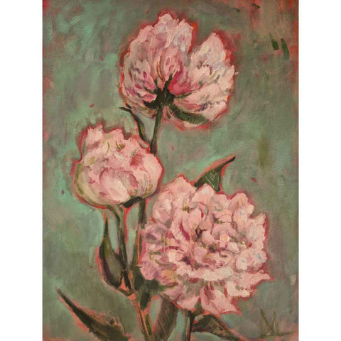 Peonies Fine Oil Painting Buy Now on Artezaar.com Online Art Gallery Dubai UAE