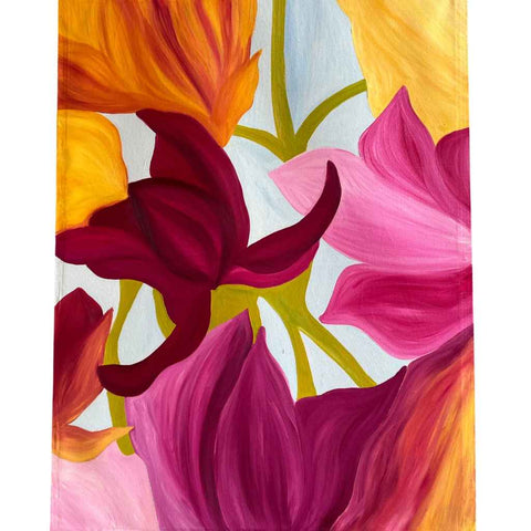 Petal Rush Oil Painting Buy Now on Artezaar.com Online Art Gallery Dubai UAE