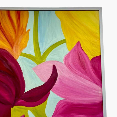 Petal Rush Oil Painting Buy Now on Artezaar.com Online Art Gallery Dubai UAE