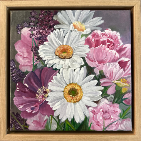Petals And Prose  - Oil Painting - Artezaar.com Online Art Gallery
