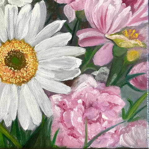 Petals And Prose  - Oil Painting - Artezaar.com Online Art Gallery