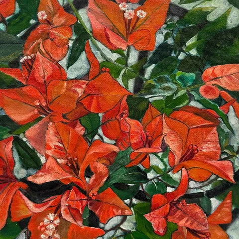 Petals in the Breeze Oil Painting Buy Now on Artezaar.com Online Art Gallery Dubai UAE