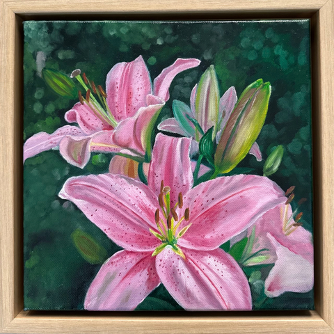 Petals Of Dawn - Oil Painting - Artezaar.com Online Art Gallery