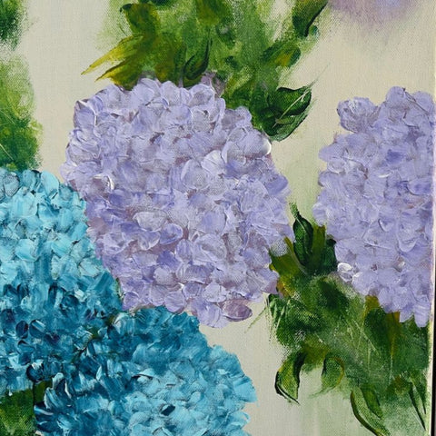 Petals Unbound Abstract Acrylic Painting Buy Now on Artezaar.com Online Art Gallery Dubai UAE
