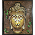 Lord Buddha Mixed Media Painting Buy Now on Artezaar.com Online Art Gallery Dubai UAE