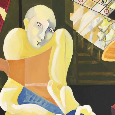 Phonograph Acrylic Painting Buy Now on Artezaar.com Online Art Gallery Dubai UAE