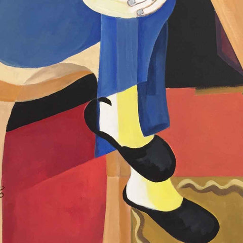 Phonograph Acrylic Painting Buy Now on Artezaar.com Online Art Gallery Dubai UAE