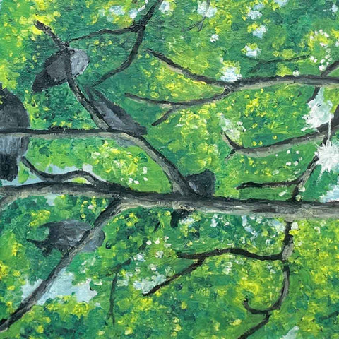 Pigeon House Oil Painting Buy Now on Artezaar.com Online Art Gallery Dubai UAE